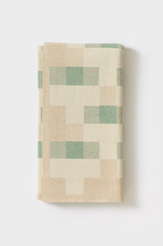Bedthrow "Faro" - Oatmeal & Willow