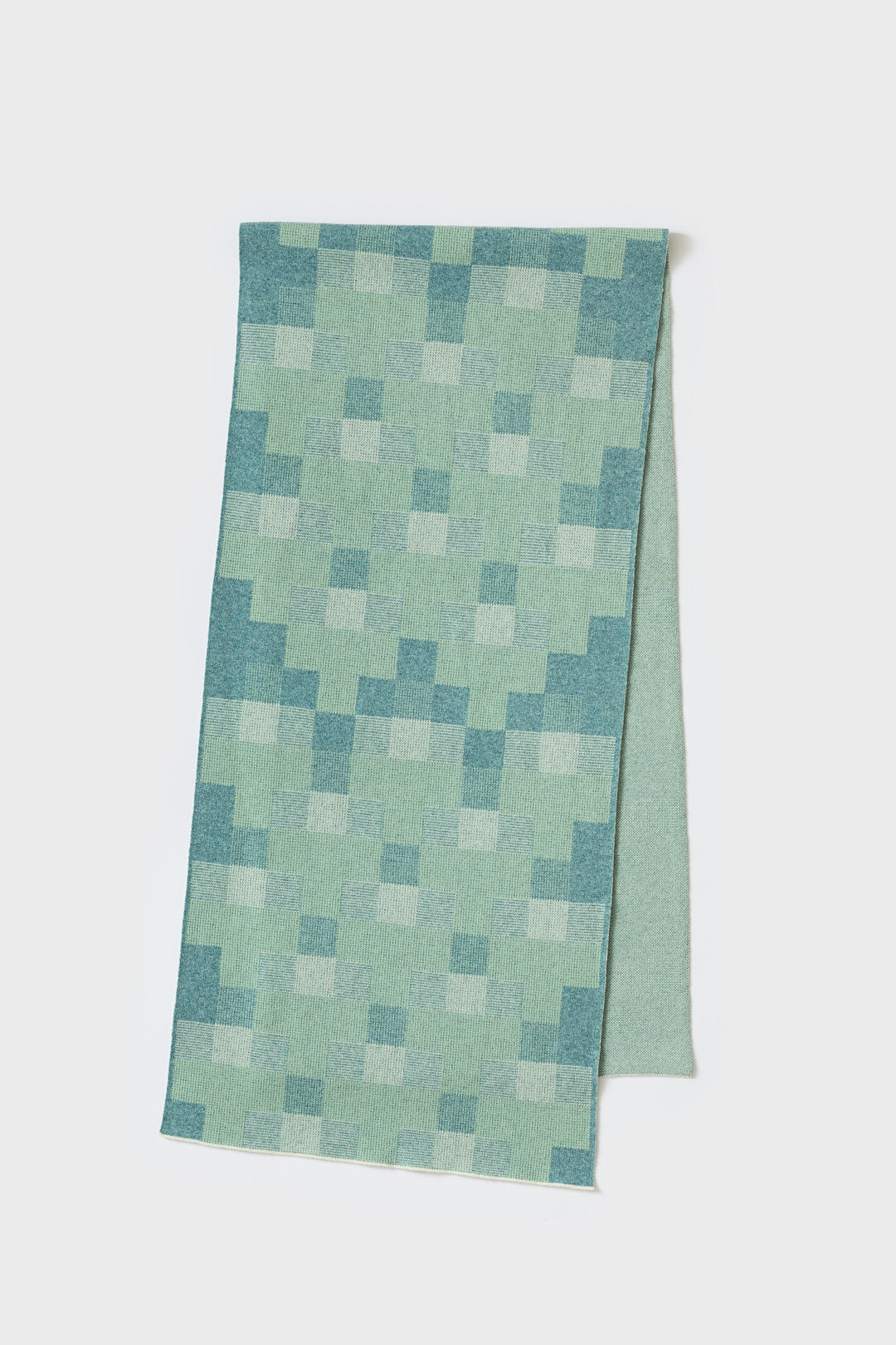 Scarf "Faro" - North Sea + Eggshell