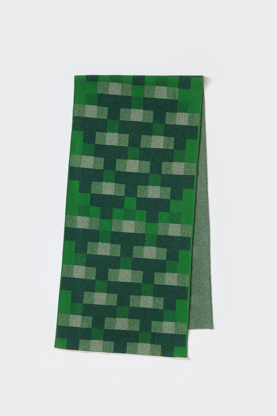 Scarf "Faro" - Oxide Green & Seashell