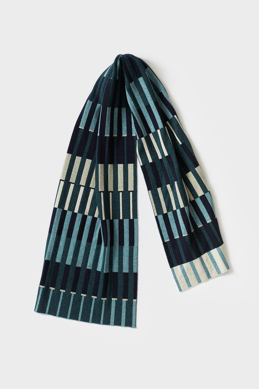 Scarf "Harbour" - Navy & Ink