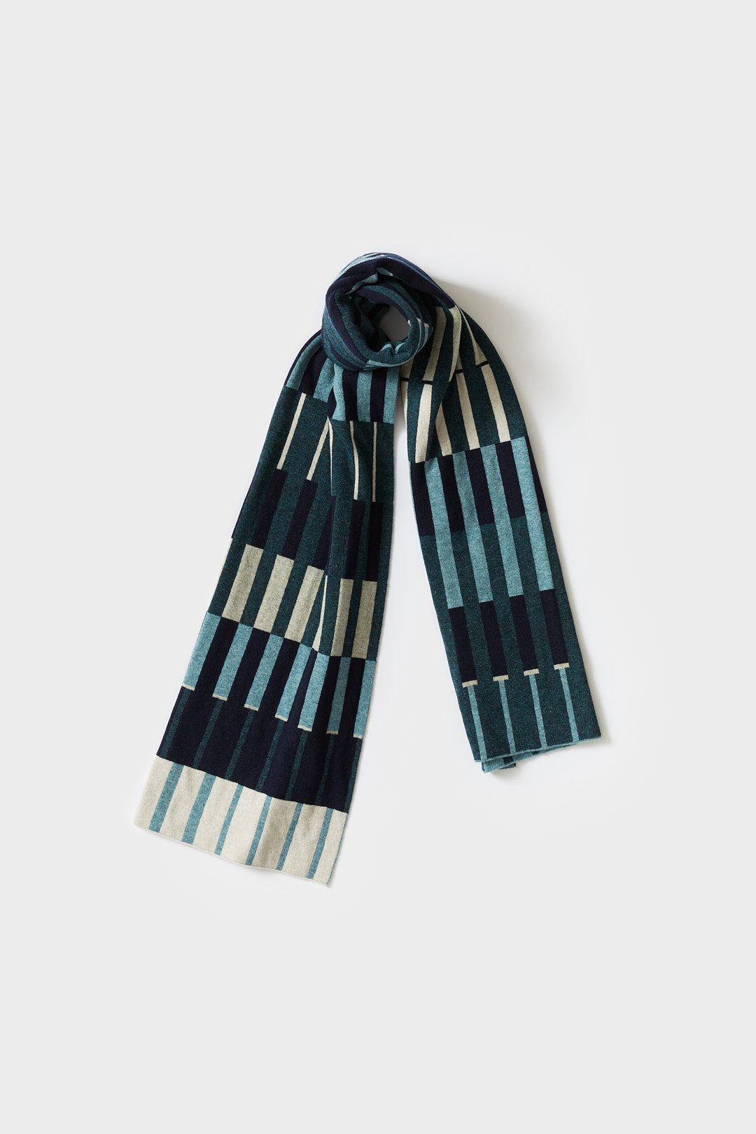 Scarf "Harbour" - Navy & Ink