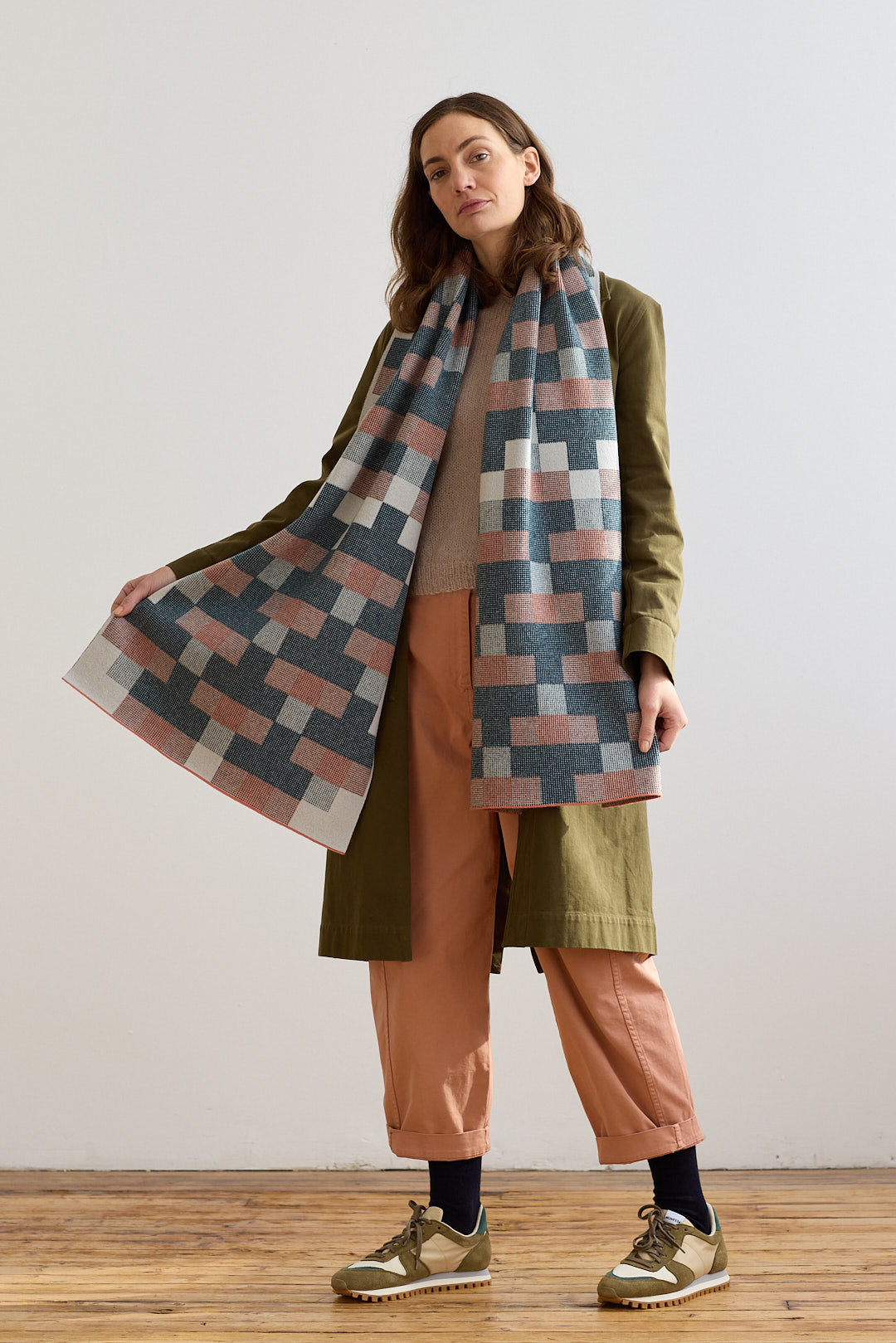 Scarf "Faro" - Ink & Rosehip