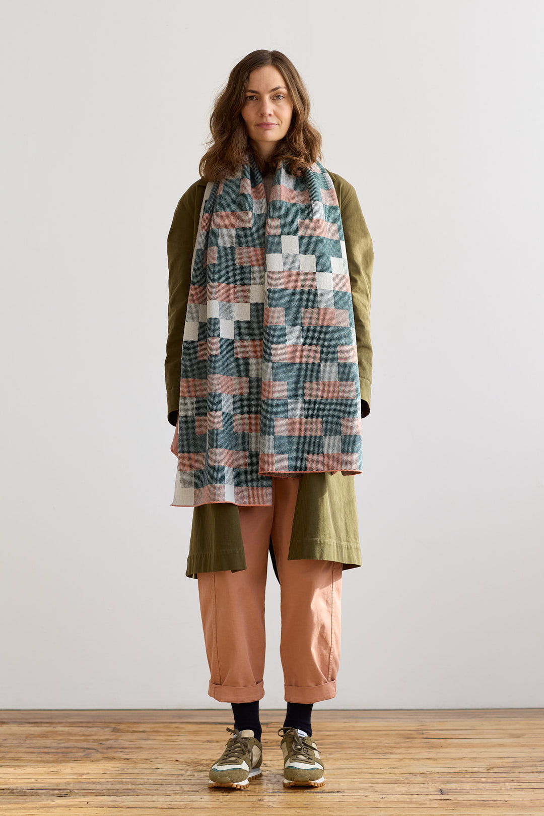 Scarf "Faro" - Ink & Rosehip