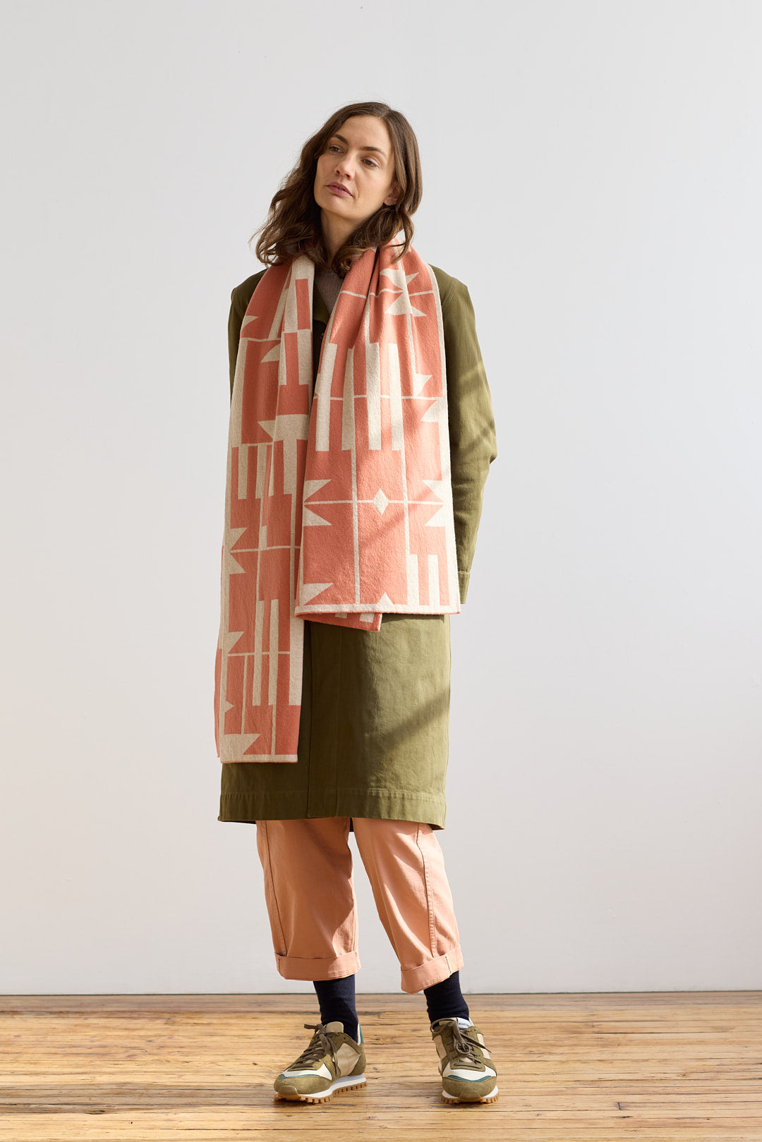 Scarf "Keel" - Rosehip & Oatmeal