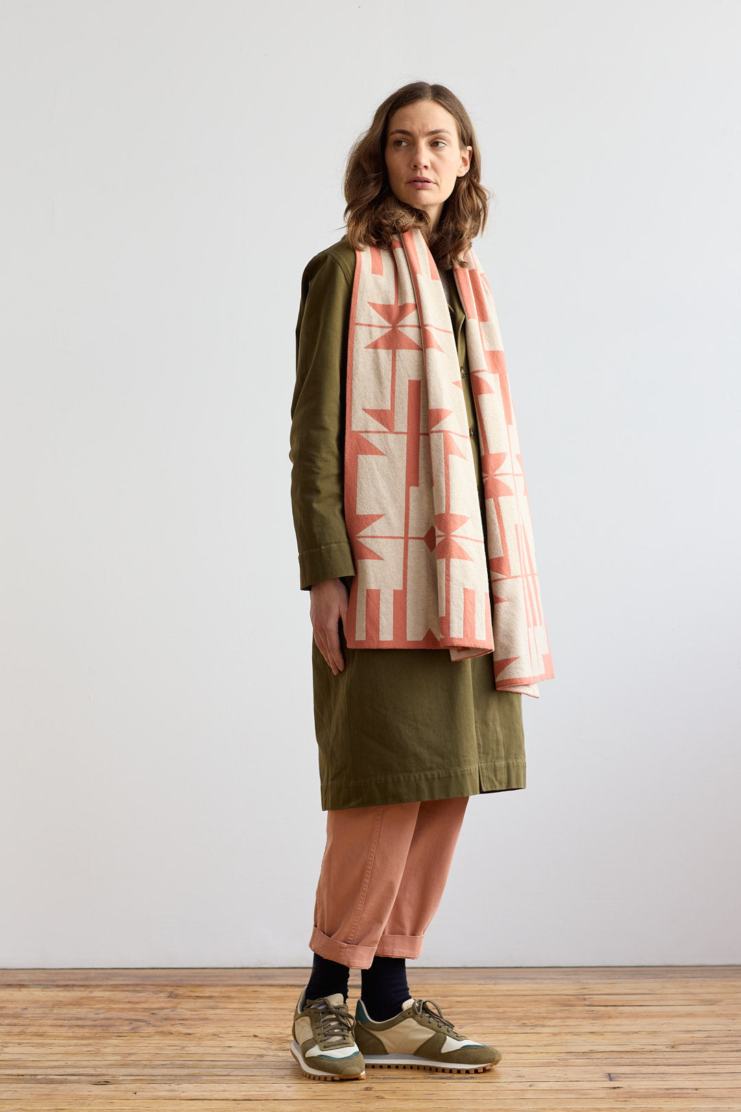 Scarf "Keel" - Rosehip & Oatmeal