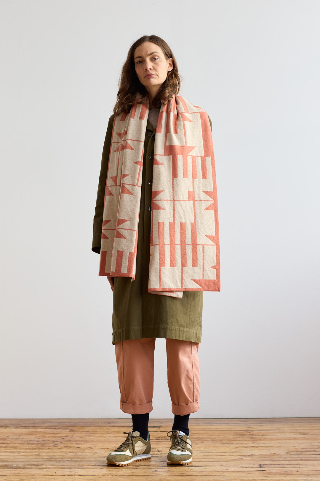 Scarf "Keel" - Rosehip & Oatmeal