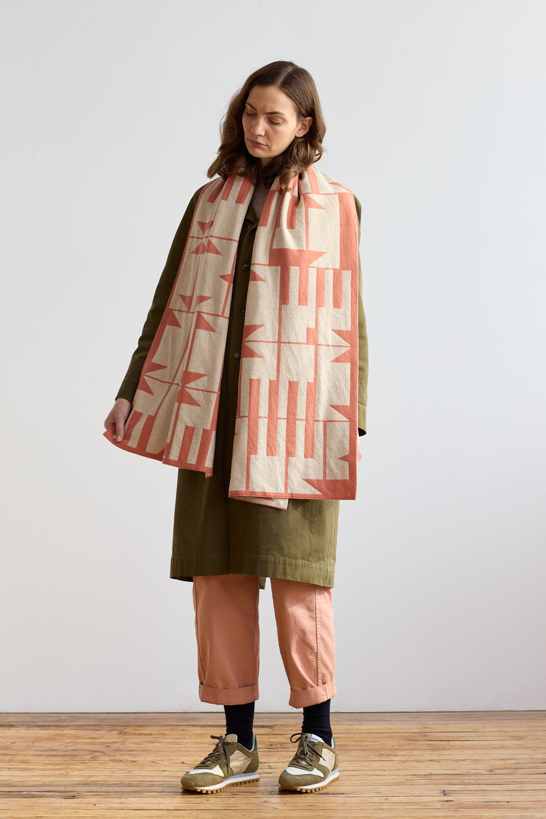 Scarf "Keel" - Rosehip & Oatmeal