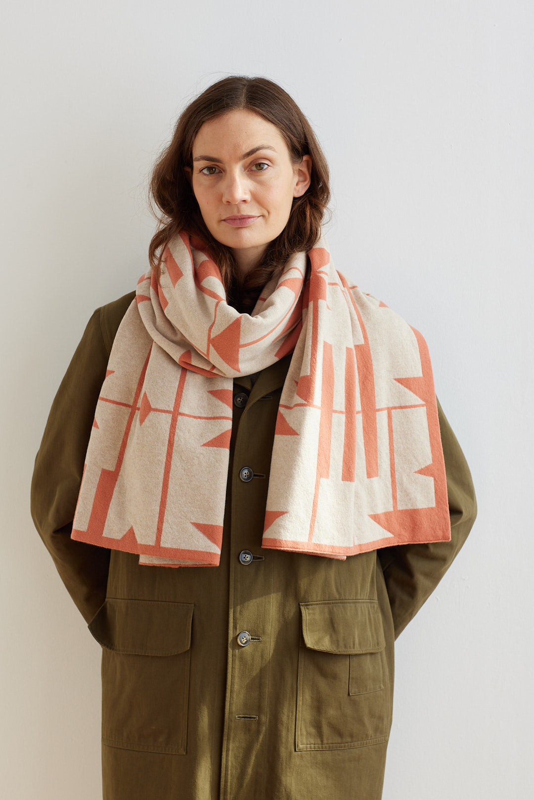 Scarf "Keel" - Rosehip & Oatmeal