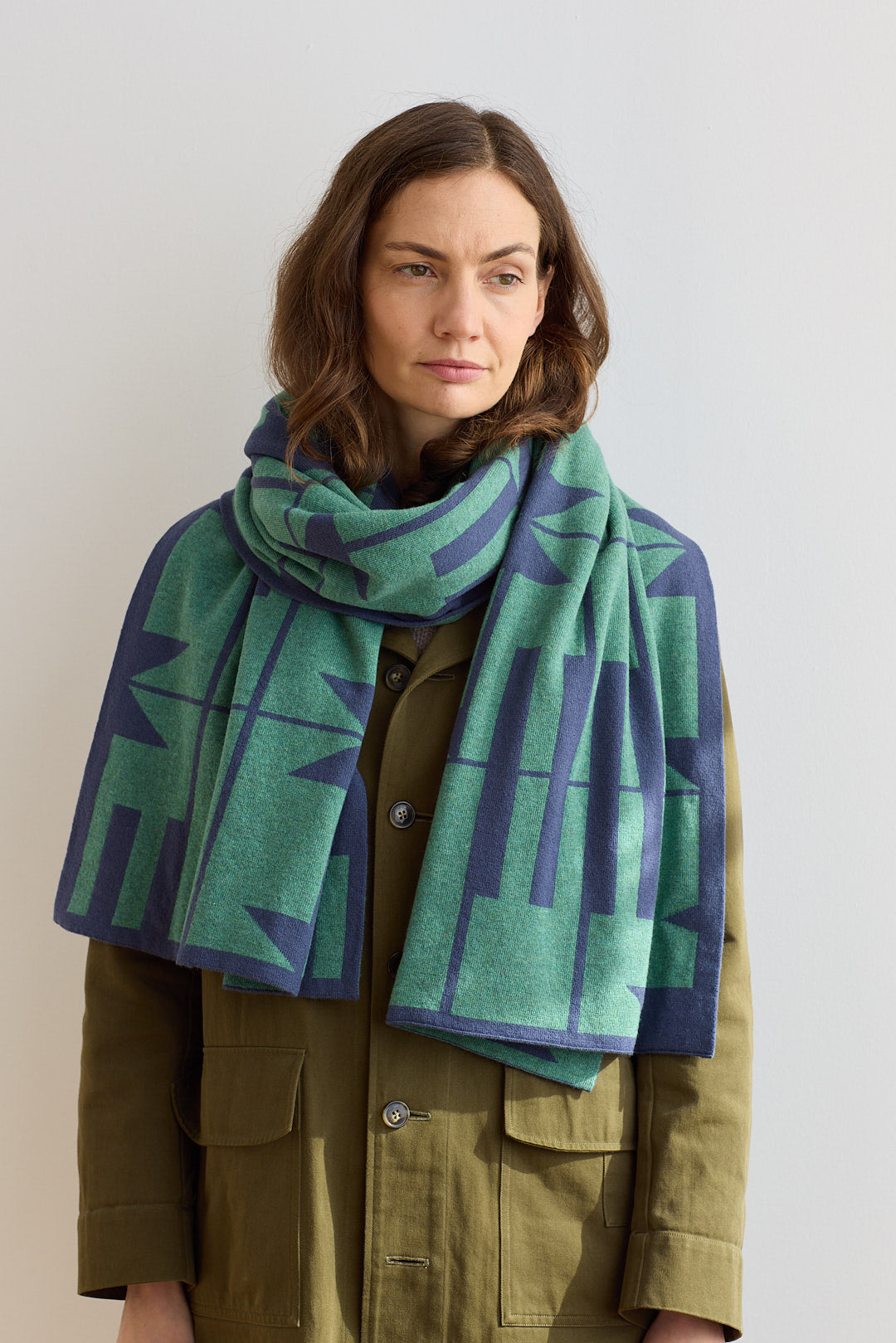 Scarf "Keel" - Willow & Midnight