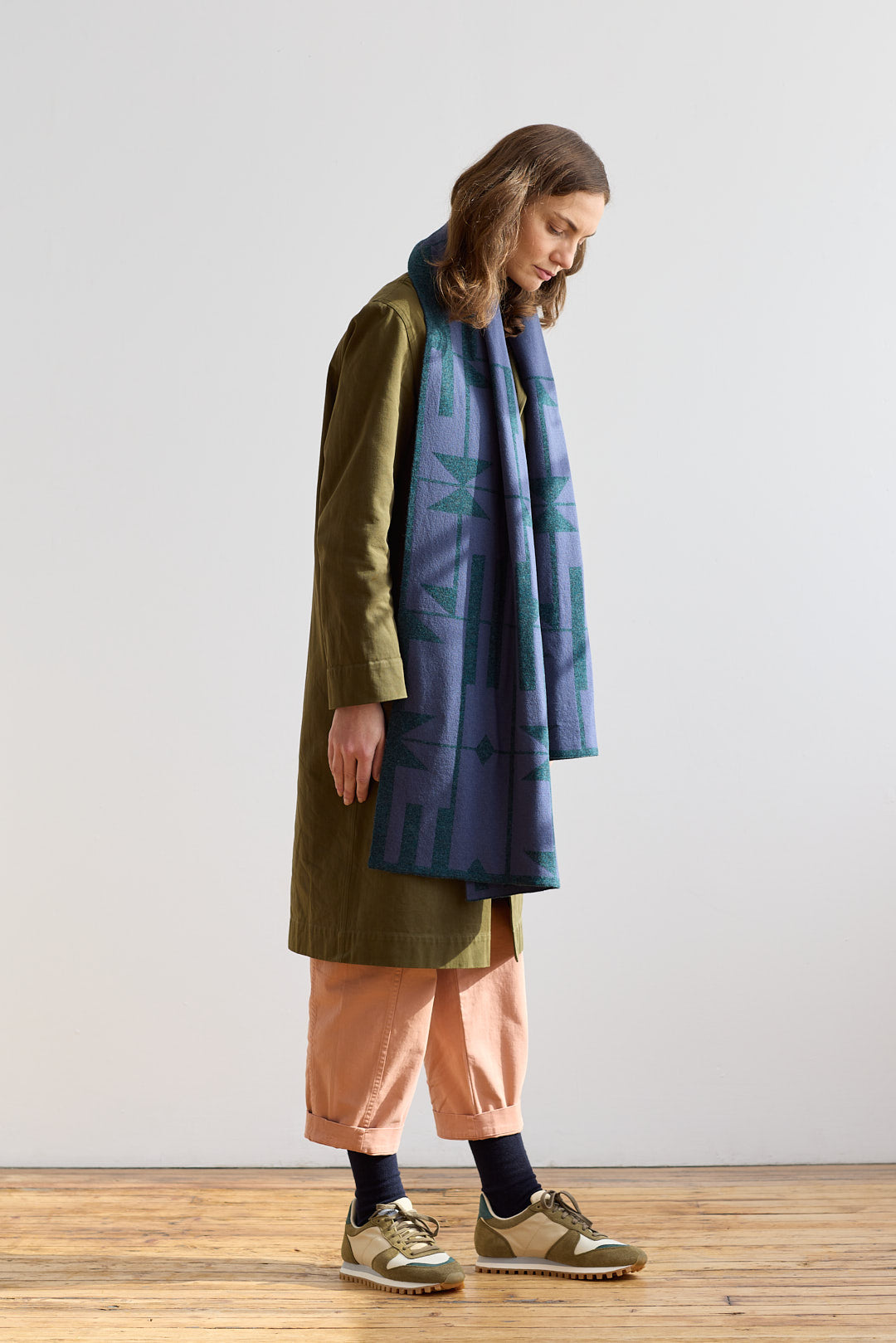 Scarf "Keel" - Midnight & Ink