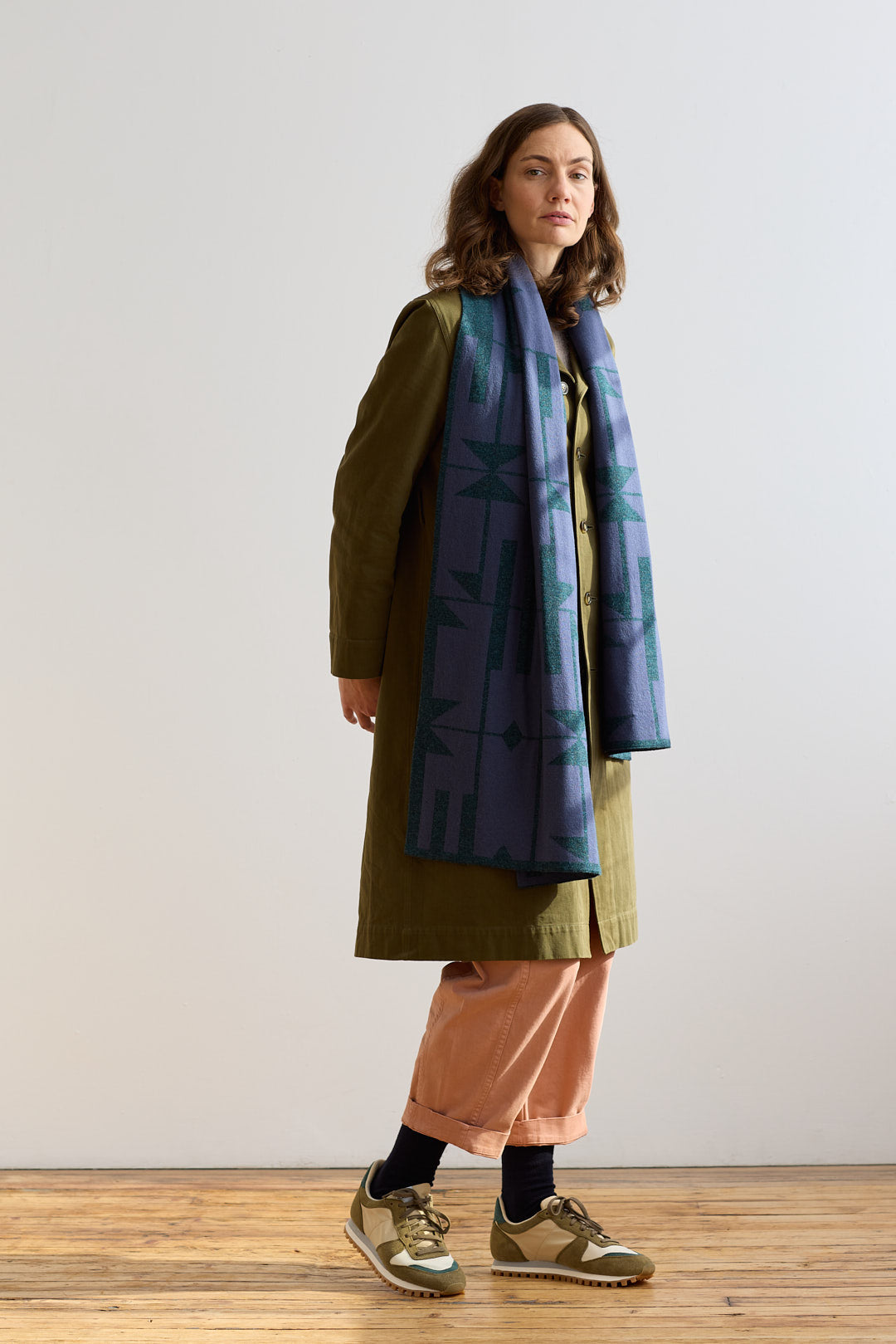 Scarf "Keel" - Midnight & Ink