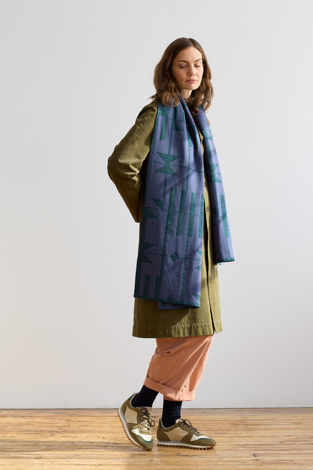 Scarf "Keel" - Midnight & Ink