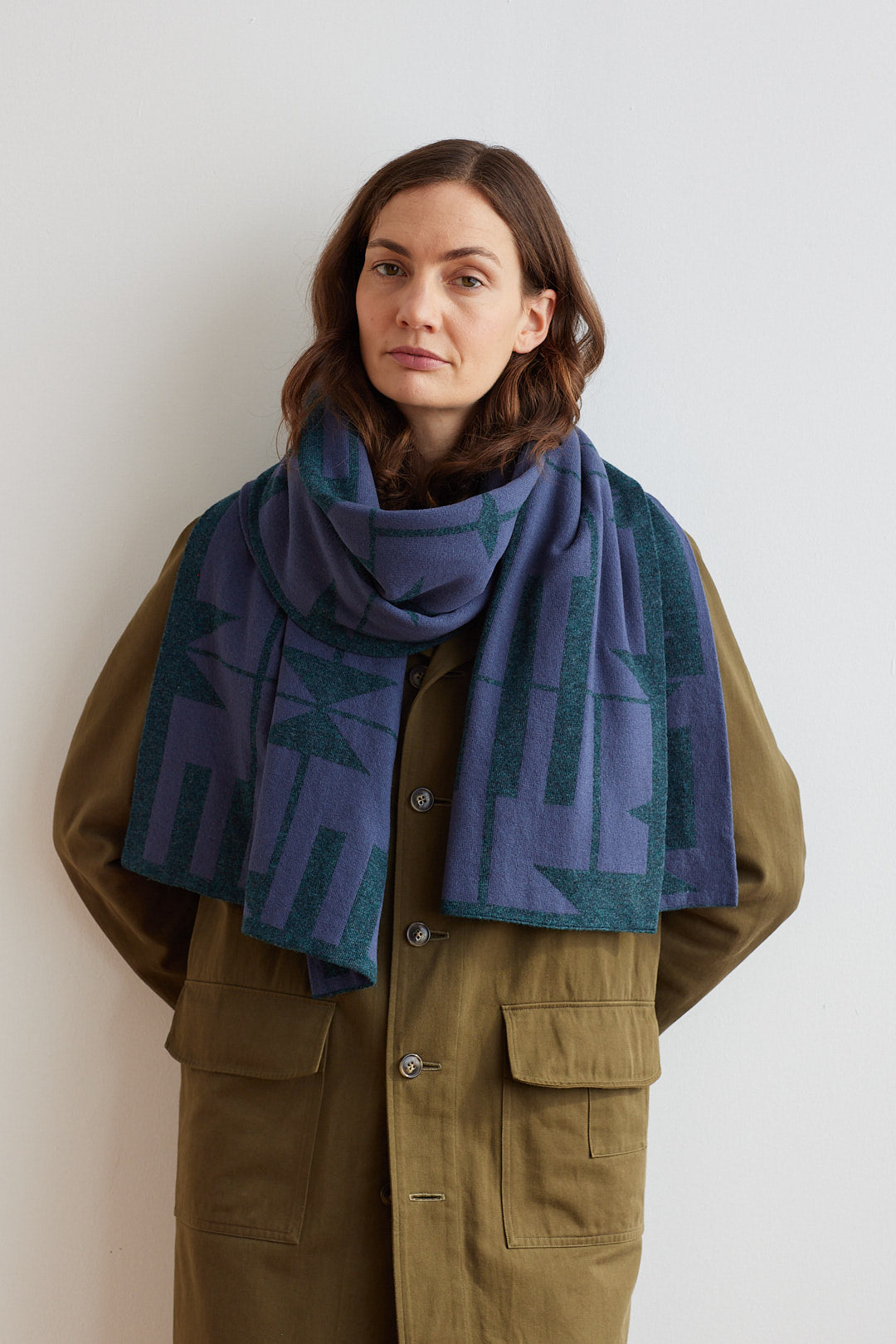 Scarf "Keel" - Midnight & Ink