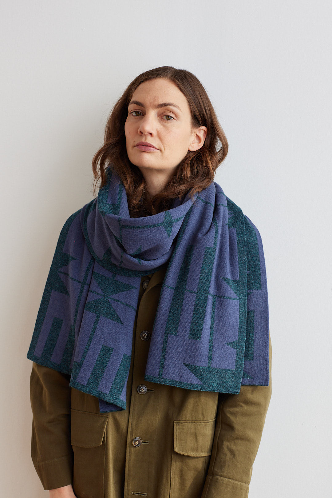 Scarf "Keel" - Midnight & Ink