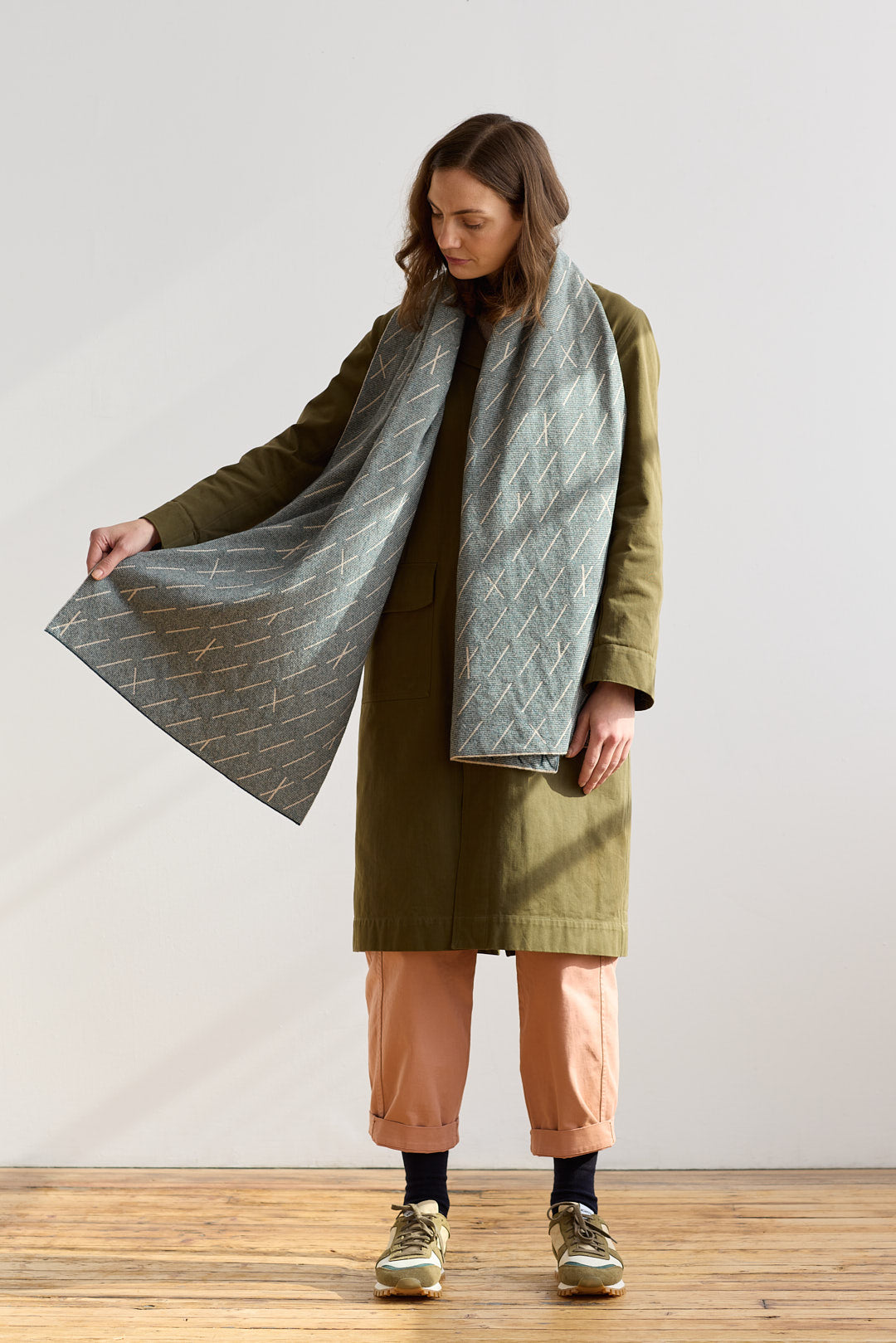 Scarf "Forest" - Ink & Oatmeal