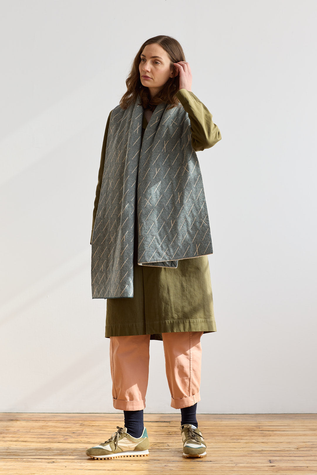 Scarf "Forest" - Ink & Oatmeal