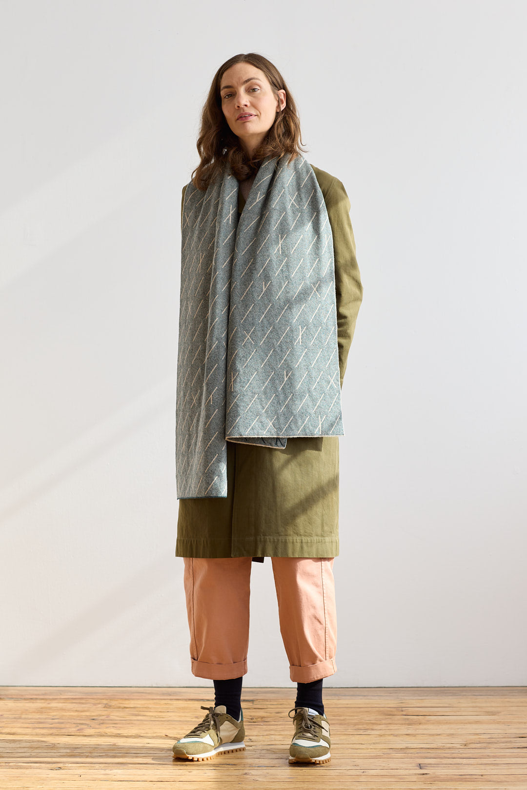 Scarf "Forest" - Ink & Oatmeal