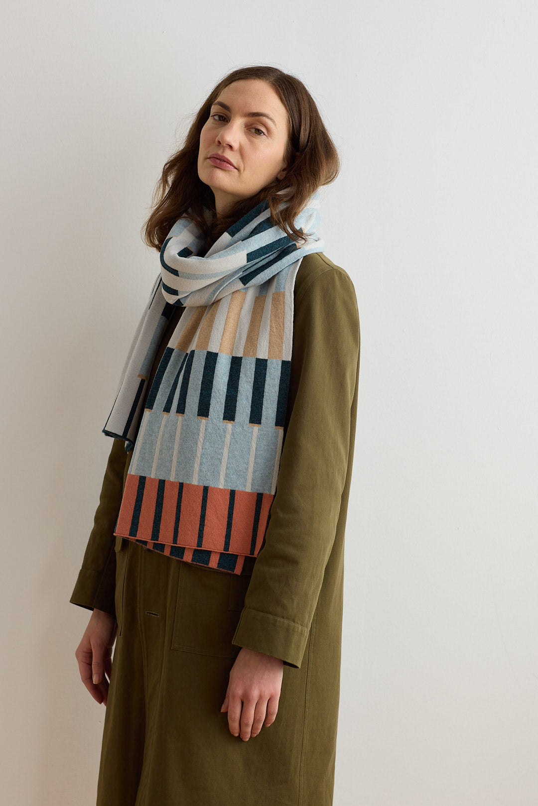 Scarf "Harbour" - Ink & Rosehip