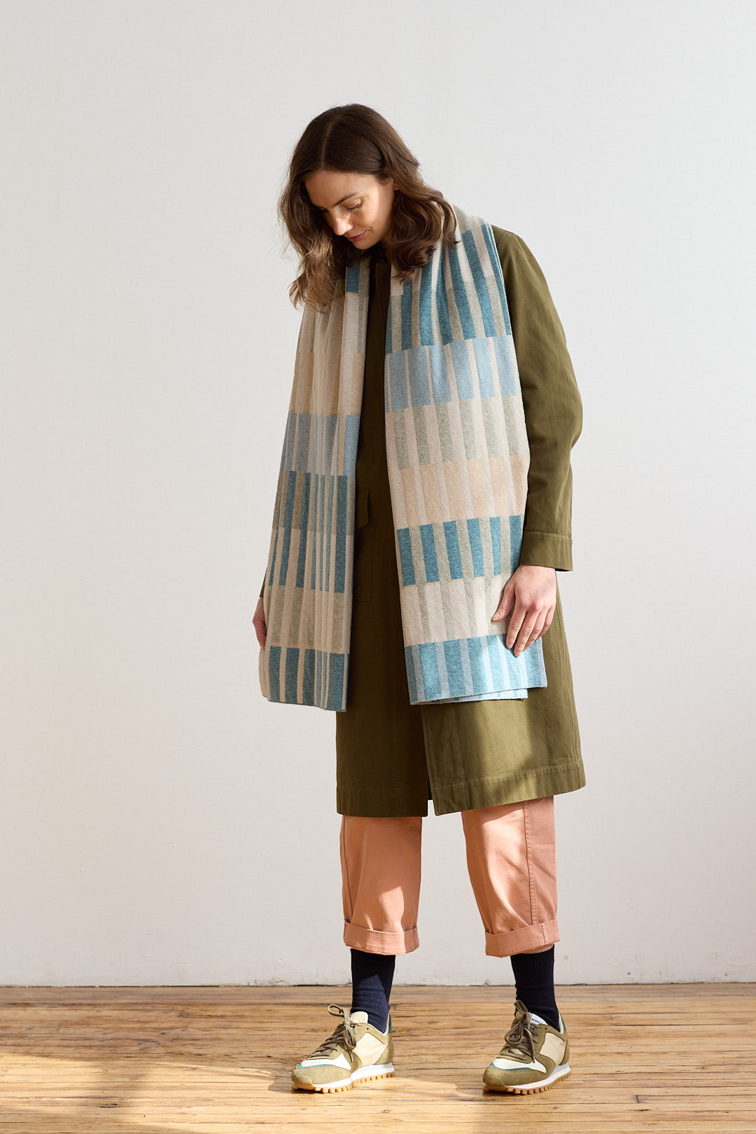 Scarf "Harbour" - North Sea & Oatmeal