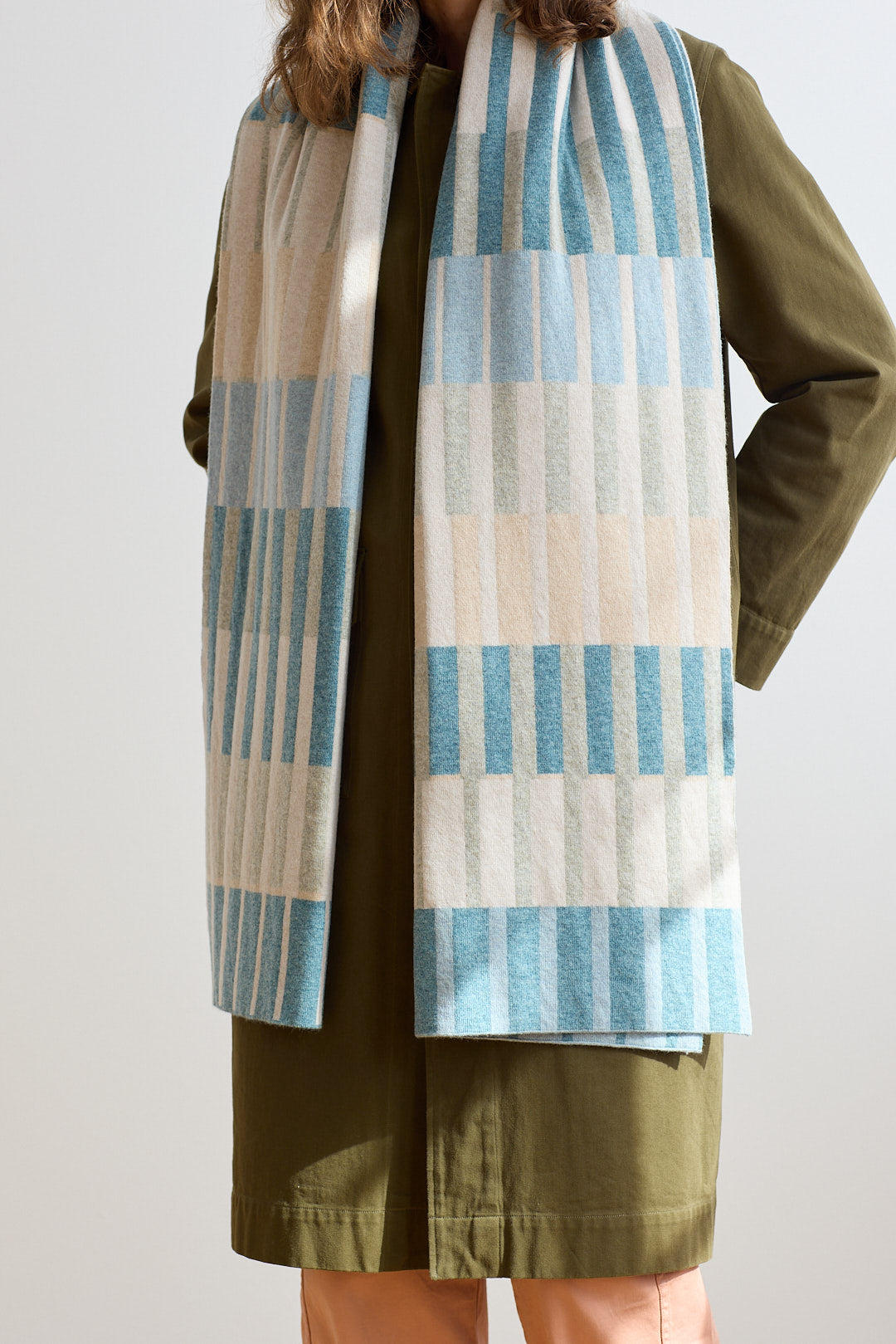 Scarf "Harbour" - North Sea & Oatmeal