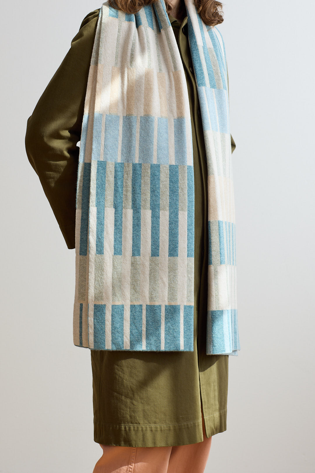 Scarf "Harbour" - North Sea & Oatmeal