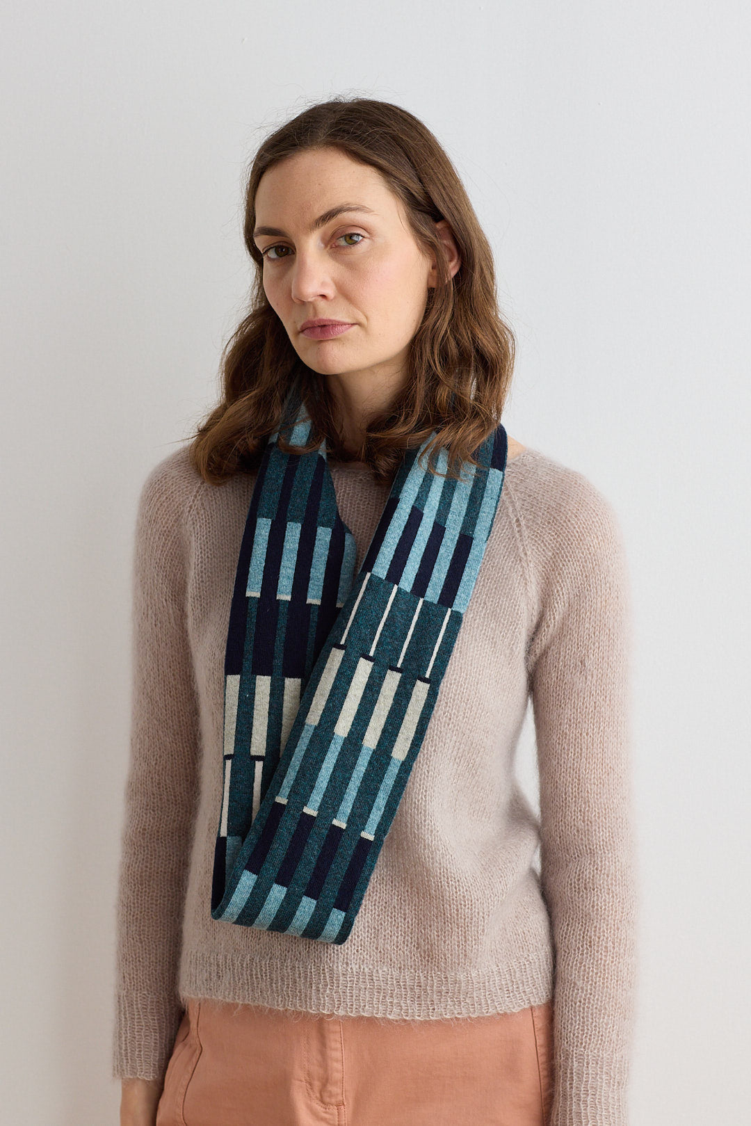 Circle Scarf "Harbour" - Navy & Ink