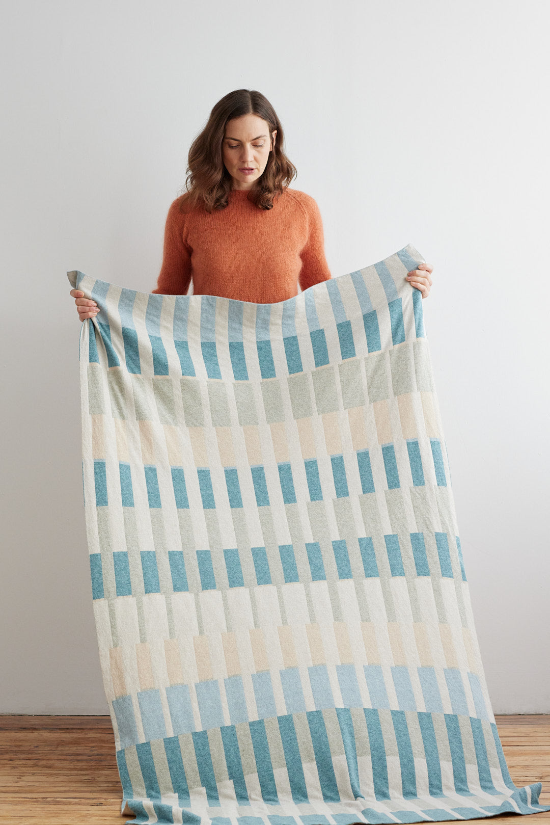 Blanket "Harbour" - North Sea & Oatmeal