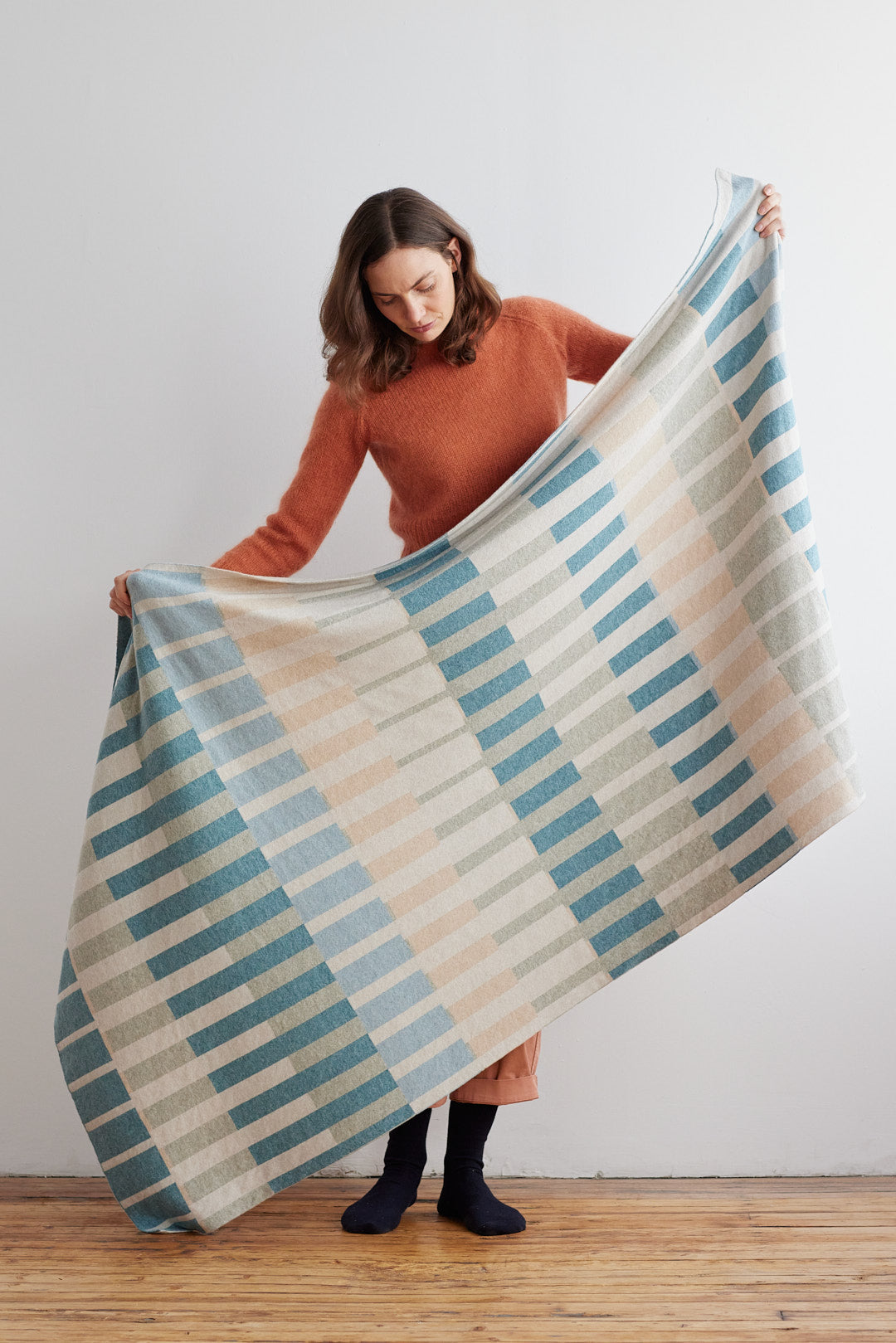 Blanket "Harbour" - North Sea & Oatmeal