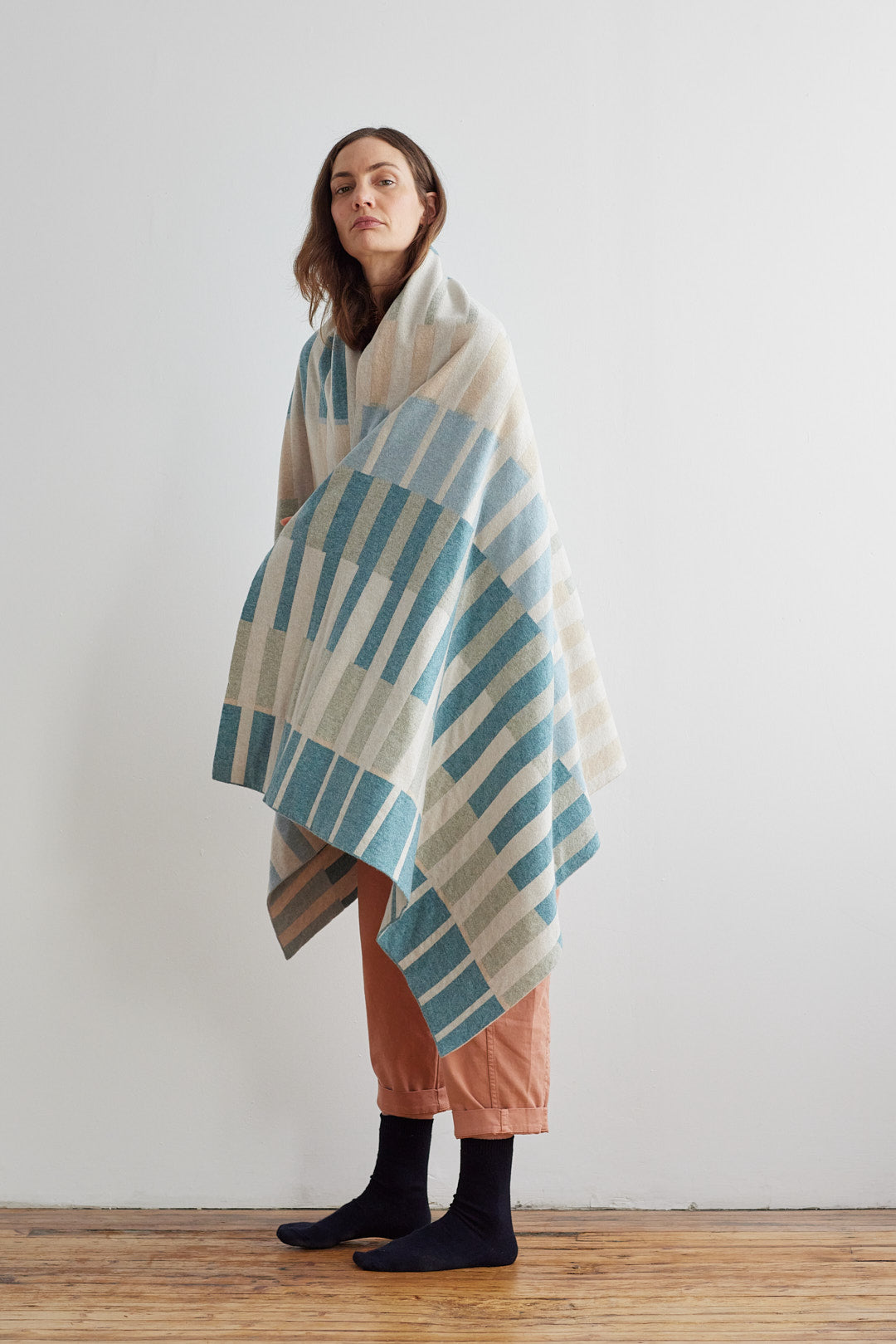 Blanket "Harbour" - North Sea & Oatmeal