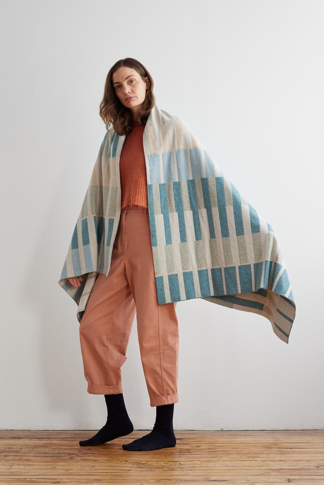 Blanket "Harbour" - North Sea & Oatmeal