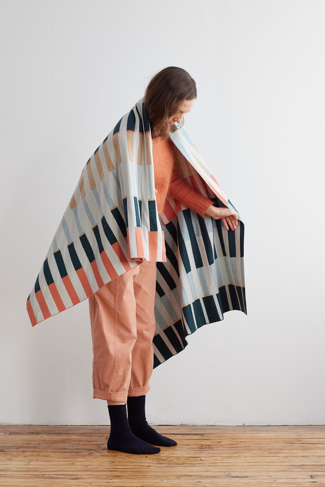 Blanket "Harbour" - Ink & Rosehip