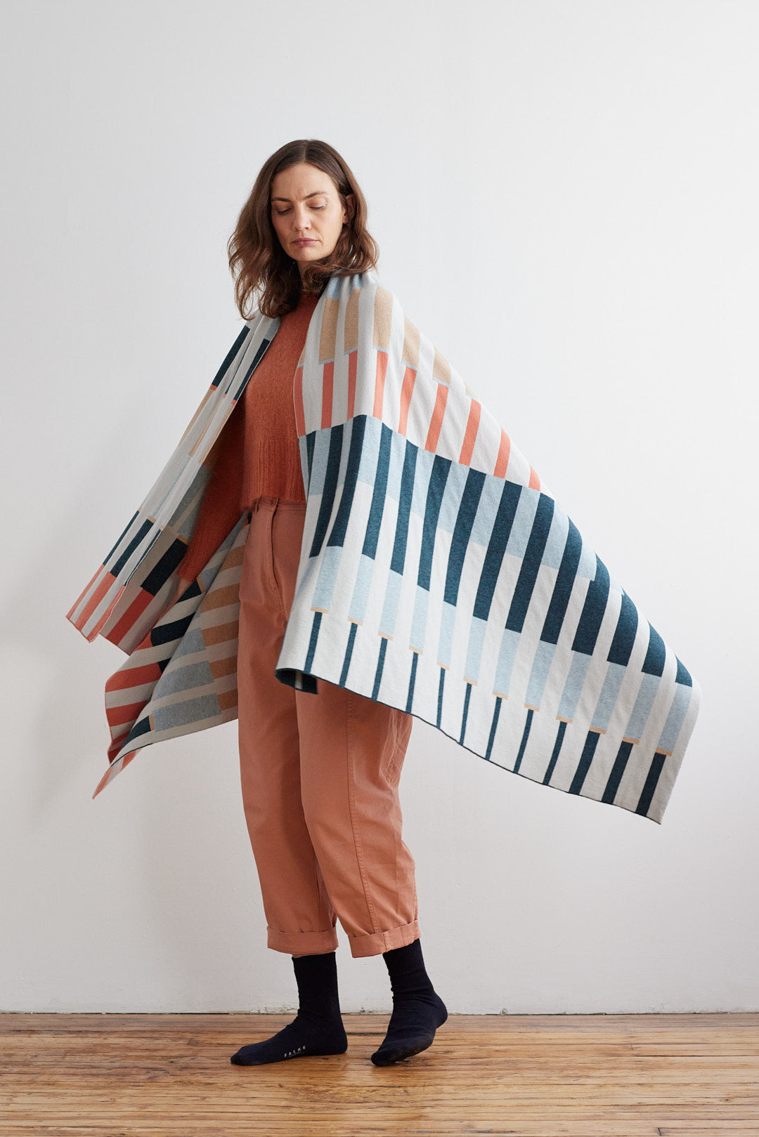 Blanket "Harbour" - Ink & Rosehip