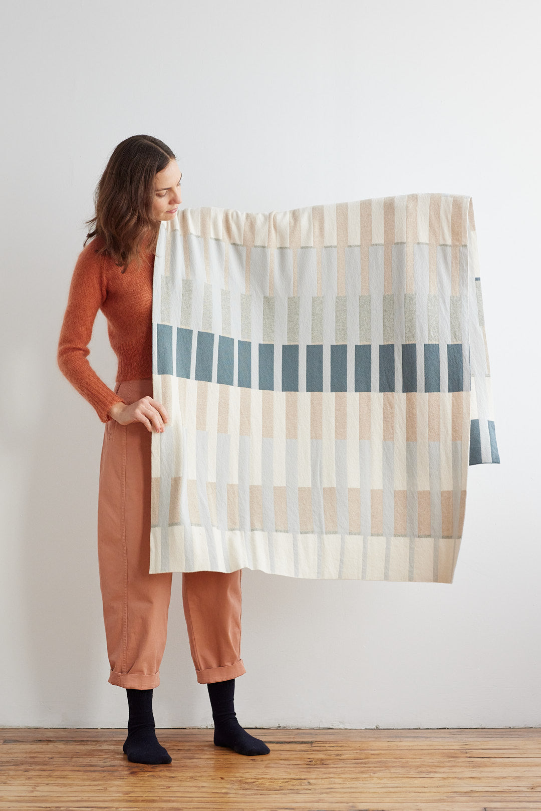 Blanket "Harbour" - Aspen & Oatmeal