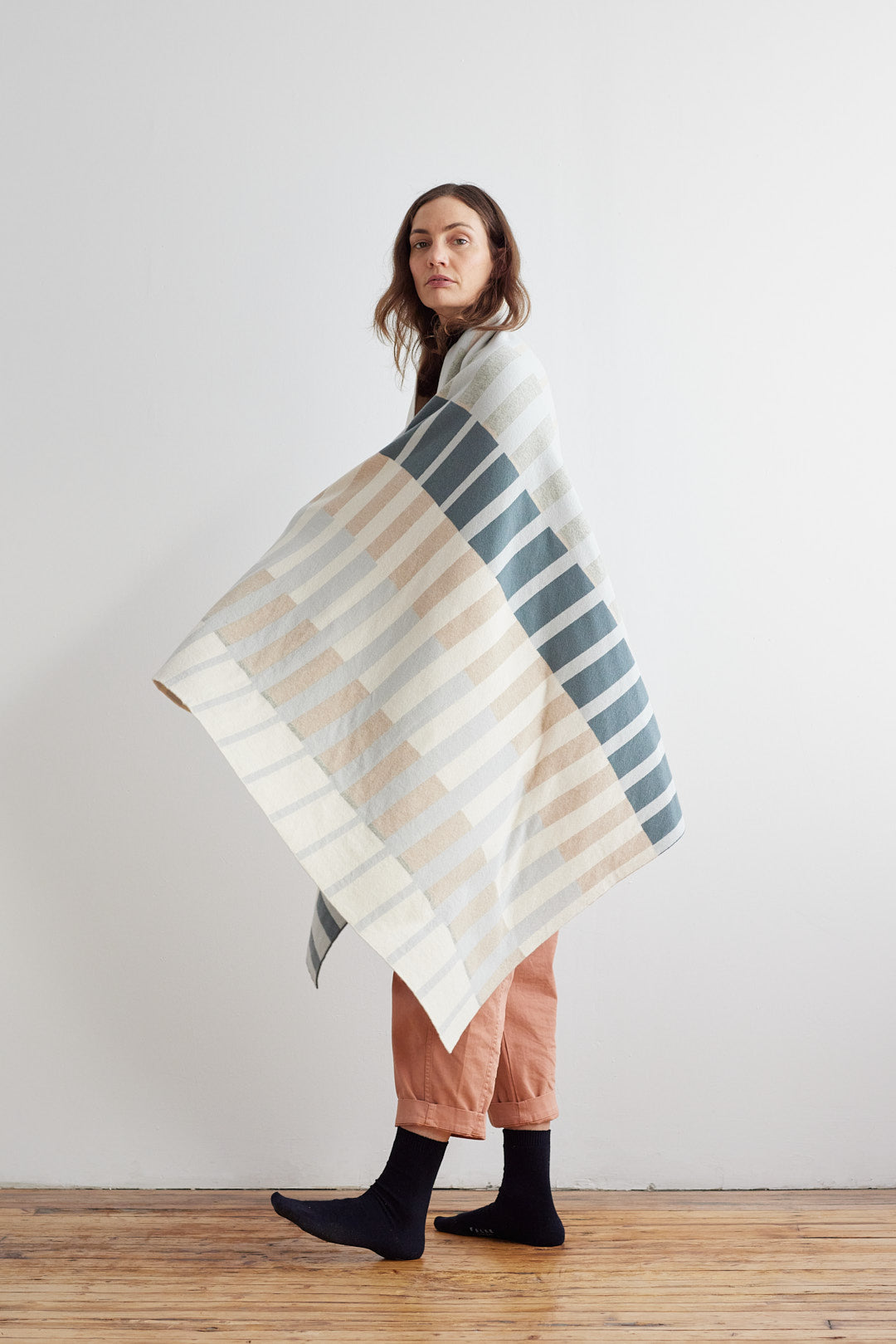 Blanket "Harbour" - Aspen & Oatmeal