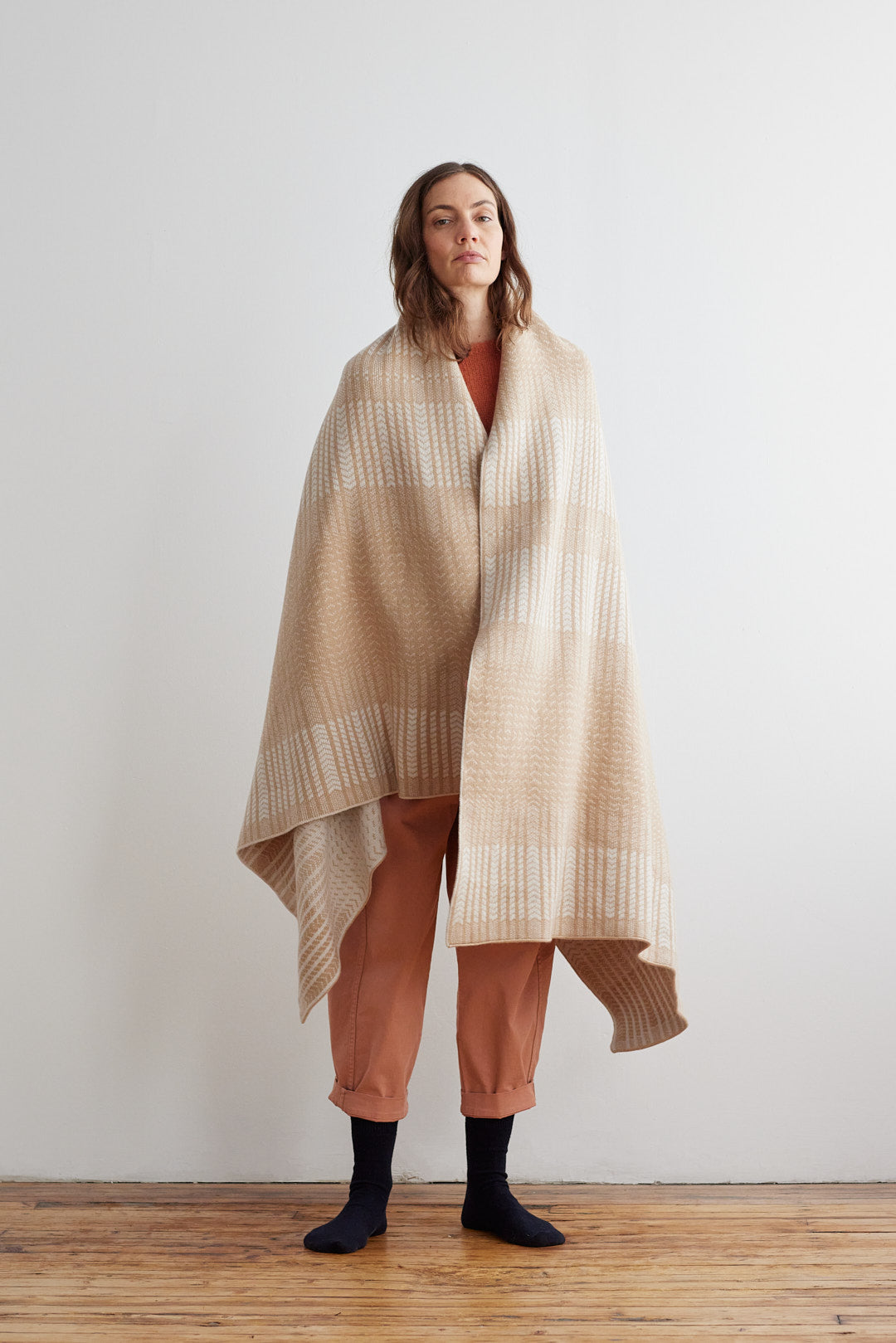 Blanket "Wave" - Barley & Swansdown