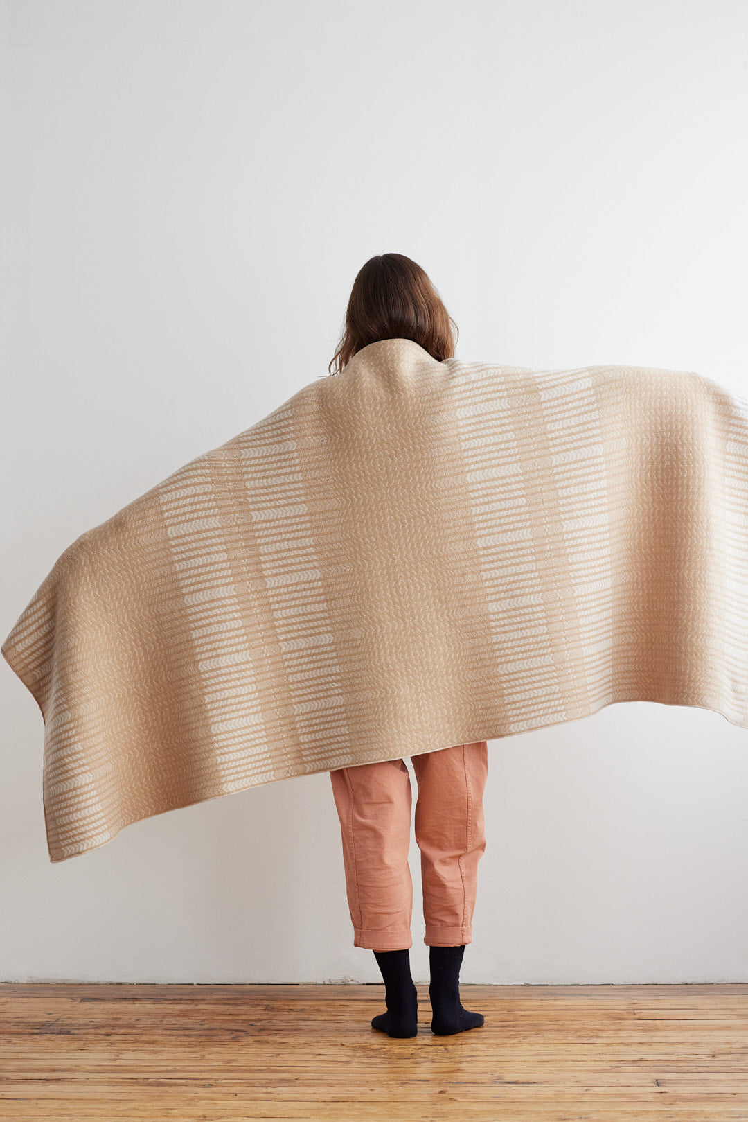 Blanket "Wave" - Barley & Swansdown