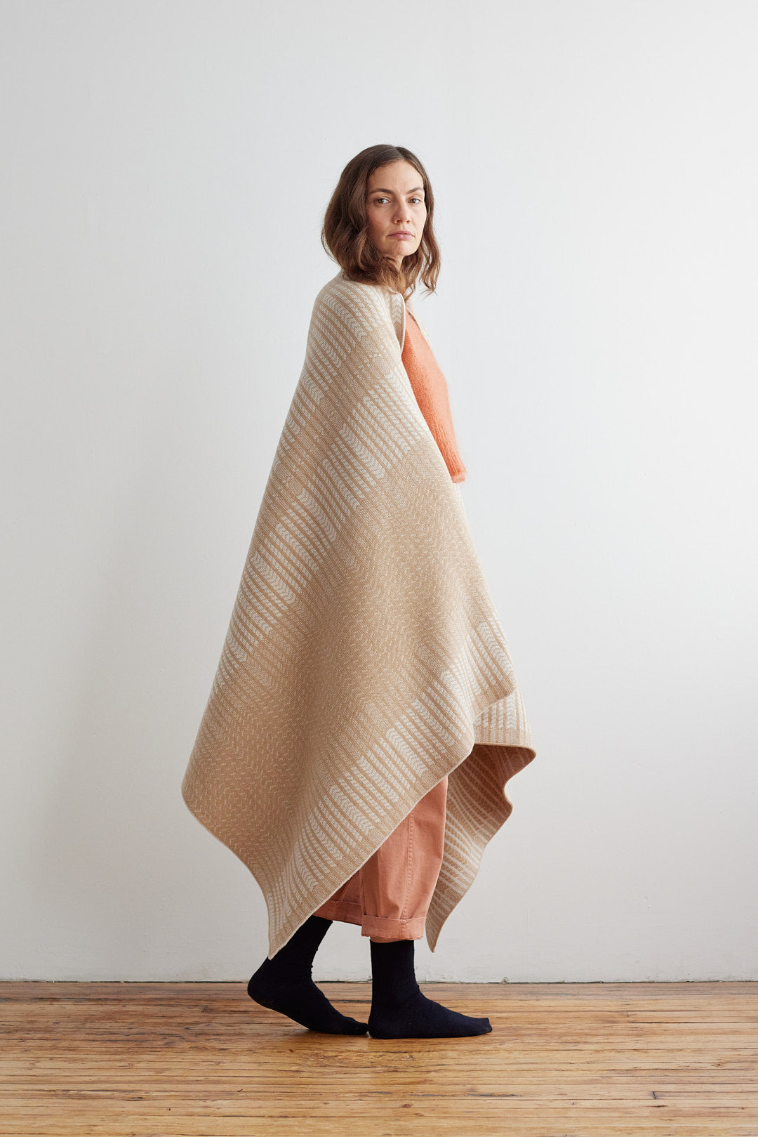 Blanket "Wave" - Barley & Swansdown