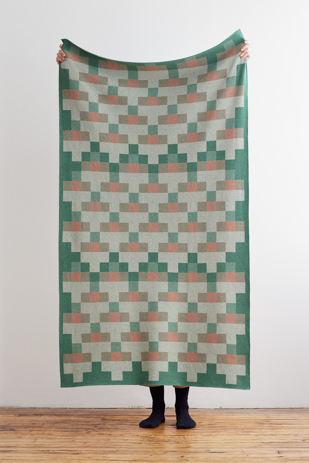 Blanket "Faro" - Willow & Rosehip