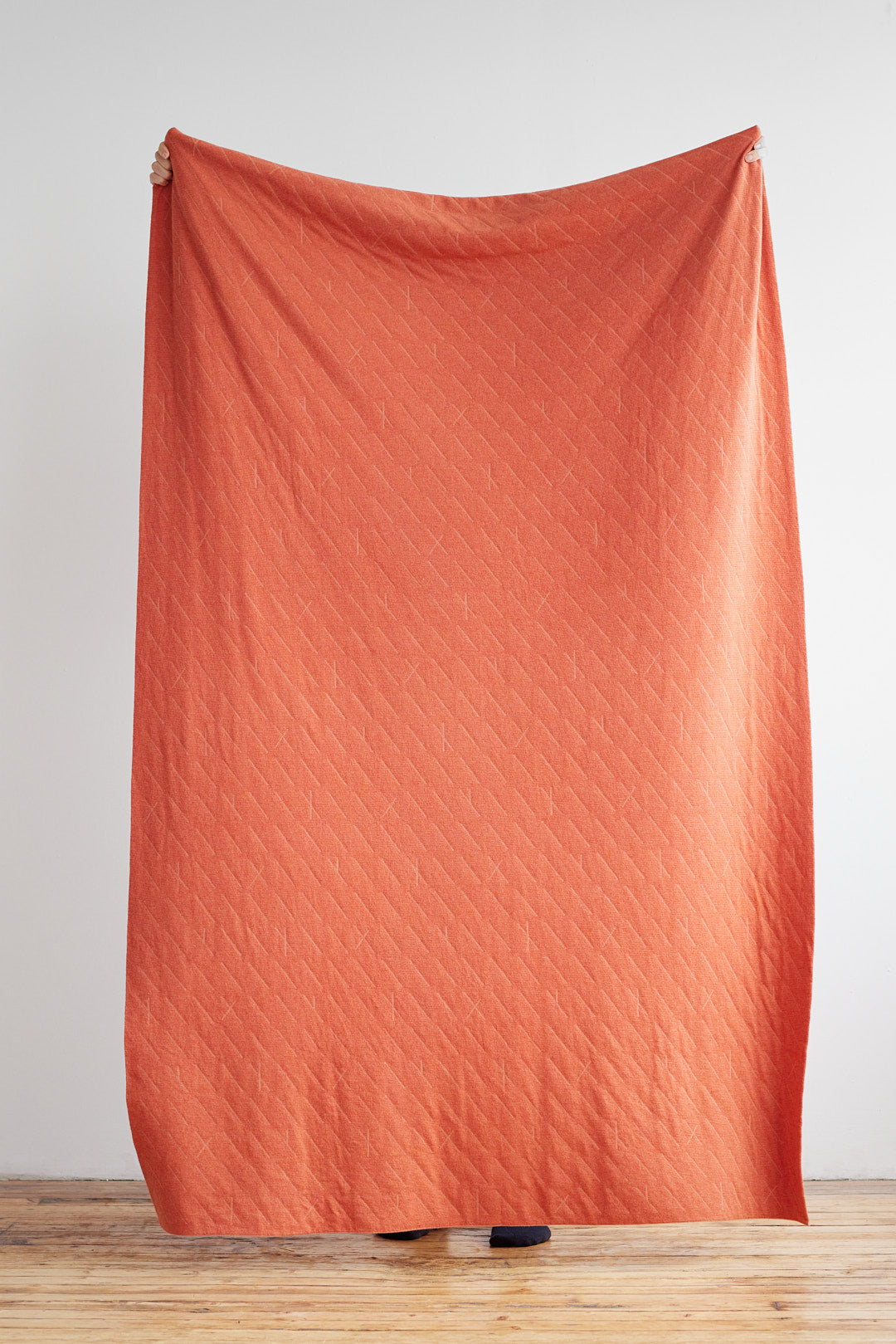 Bedthrow "Forest" - Rust & Rosehip