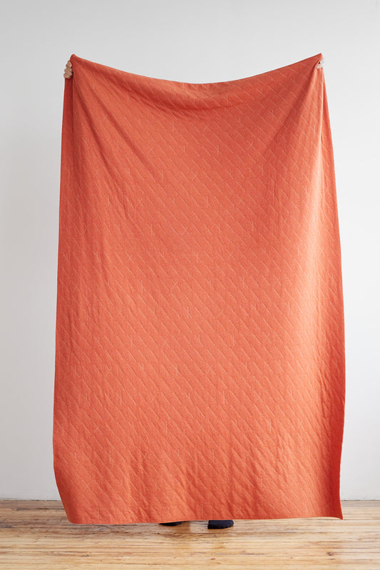 Bedthrow "Forest" - Rust & Rosehip