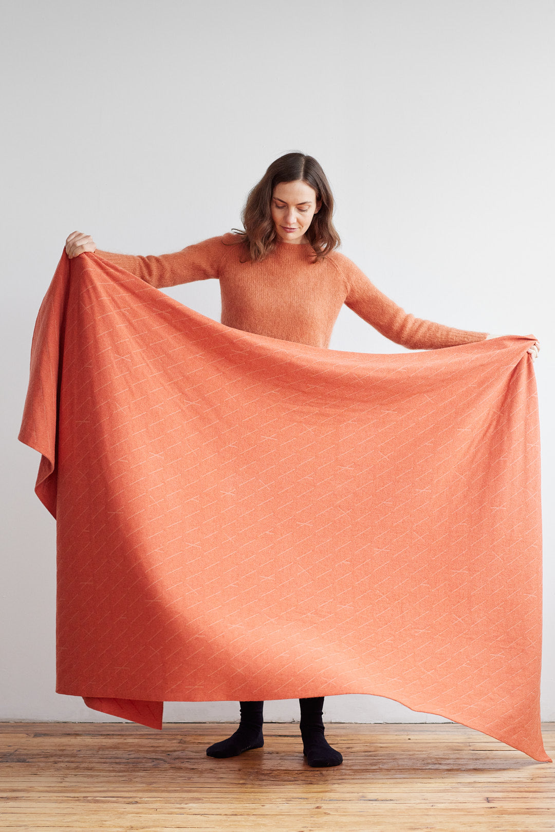 Bedthrow "Forest" - Rust & Rosehip