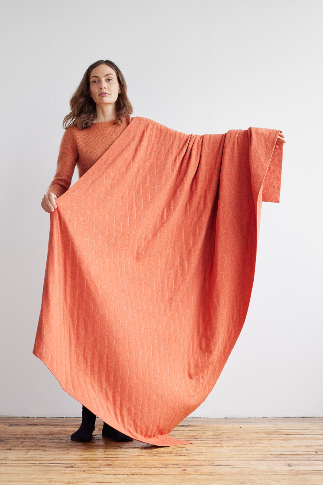 Bedthrow "Forest" - Rust & Rosehip