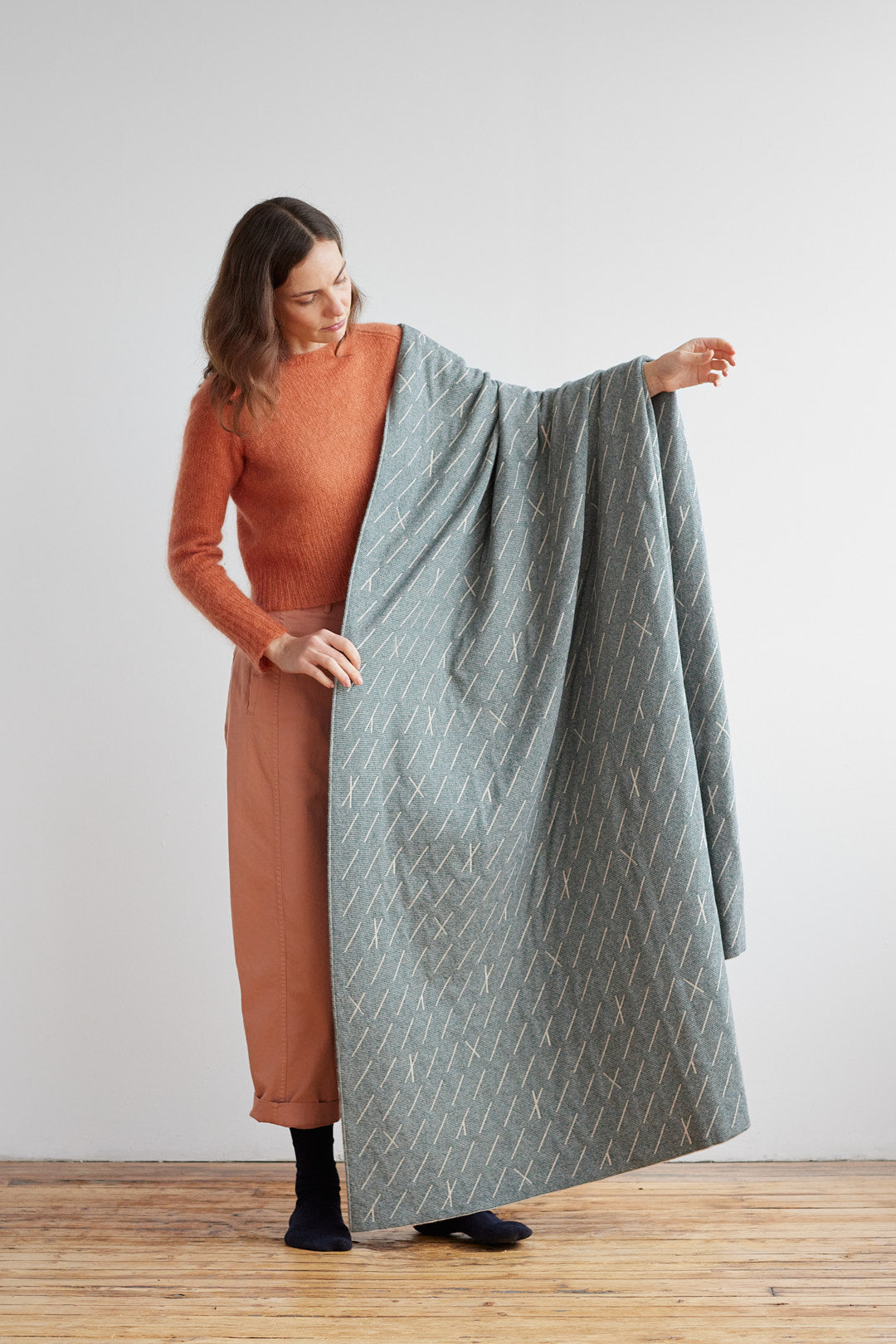 Bedthrow "Forest" - Ink & Oatmeal