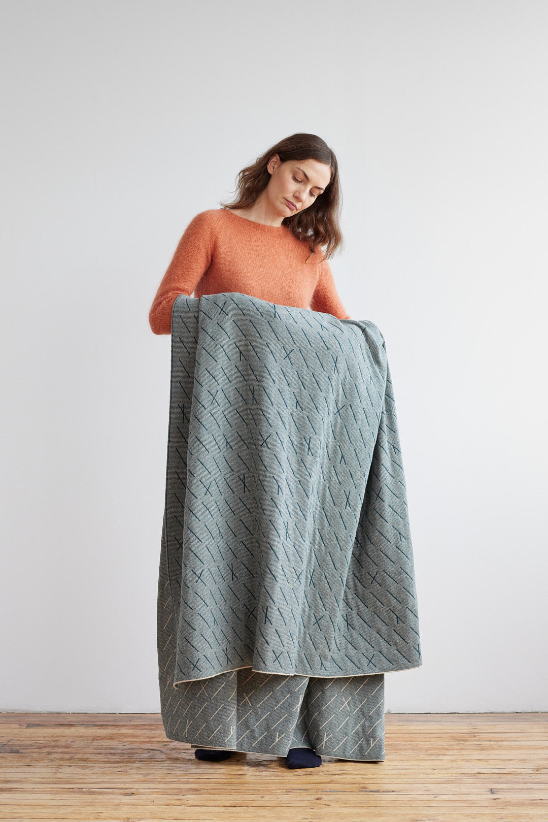 Bedthrow "Forest" - Ink & Oatmeal