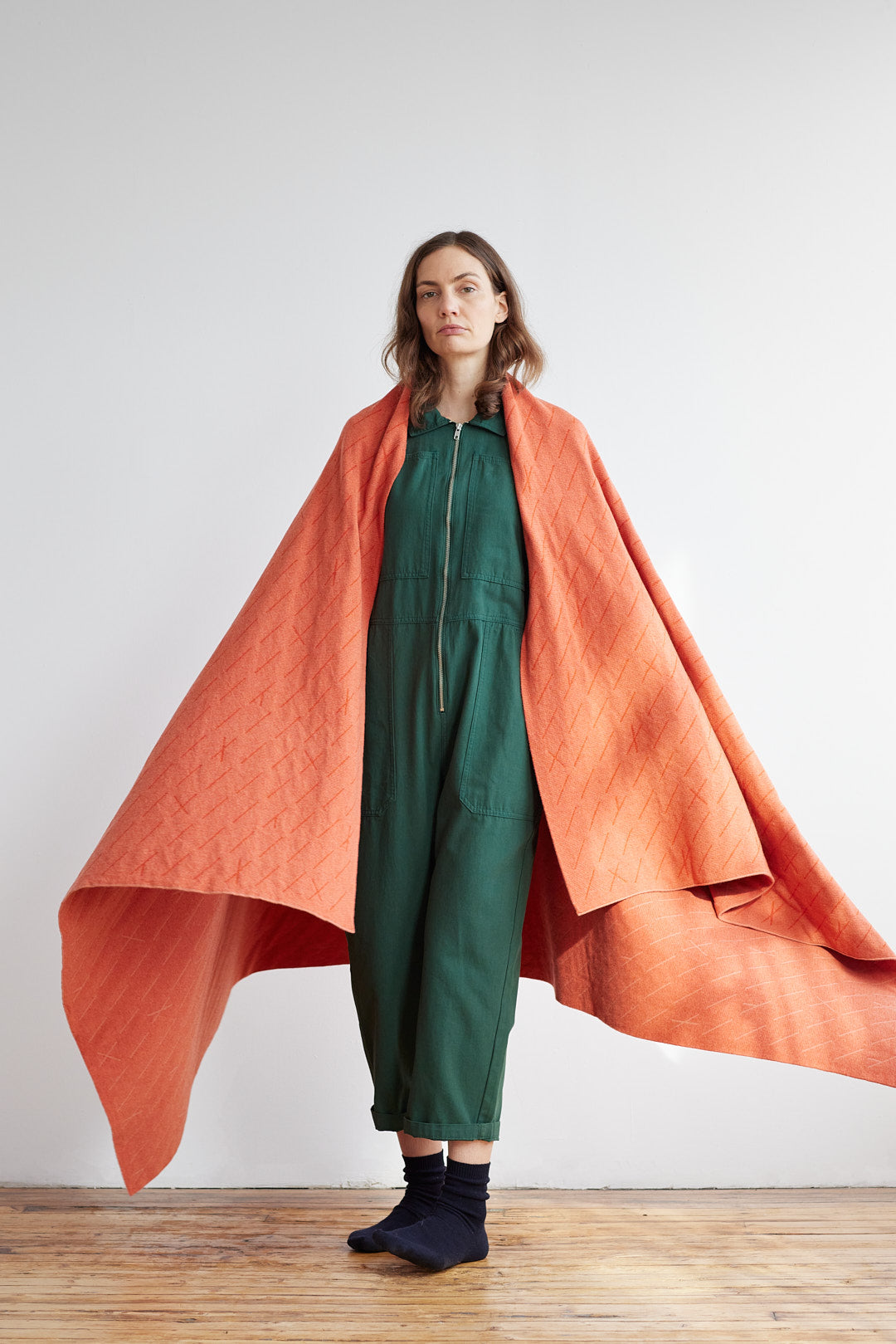 Bedthrow "Forest" - Rust & Rosehip