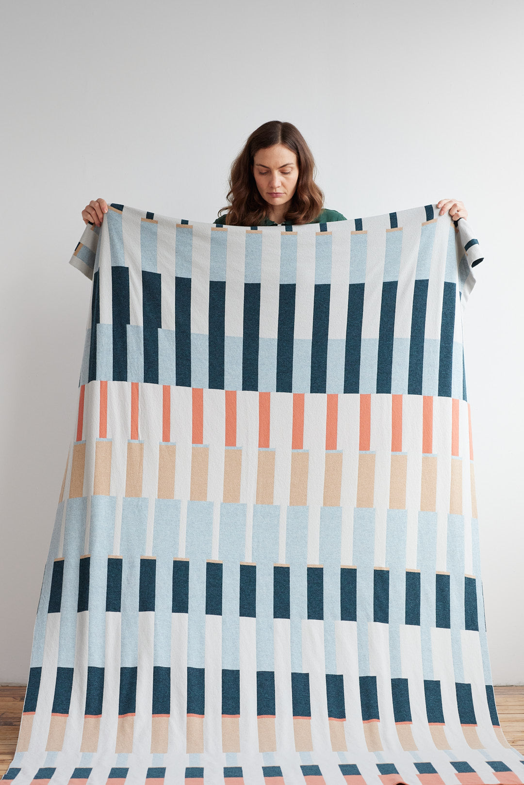 Bedthrow "Harbour" - Ink & Rosehip