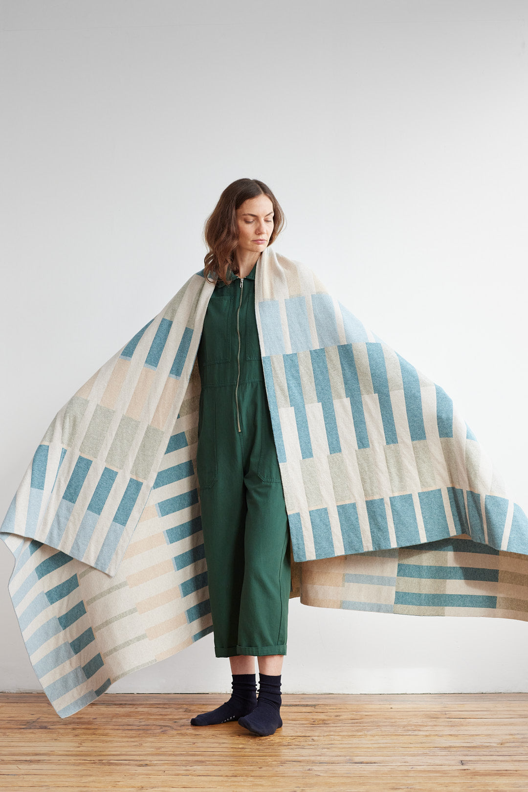 Bedthrow "Harbour" - North Sea + Oatmeal