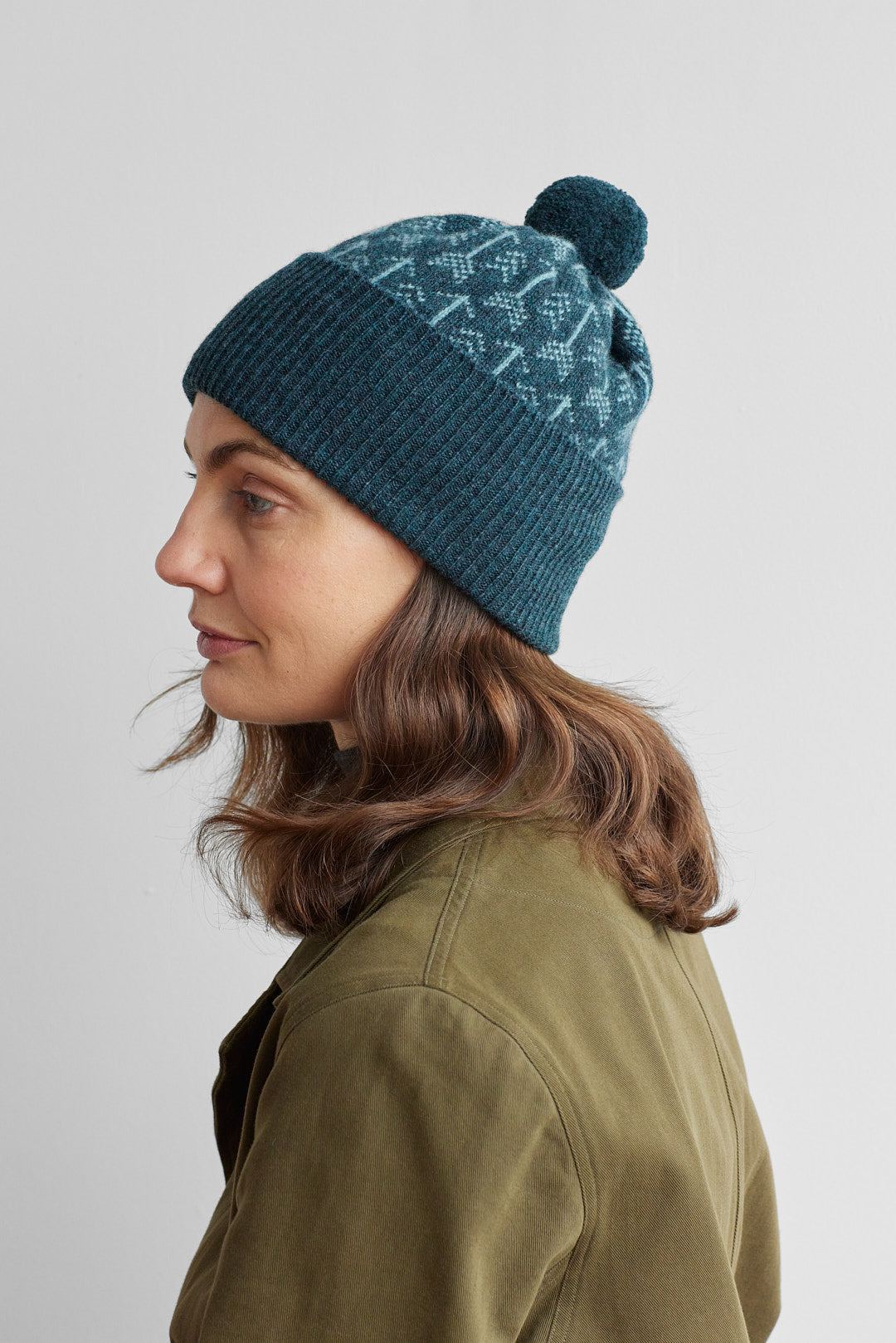 Pom Hat "Arrow" - Ink + North Sea