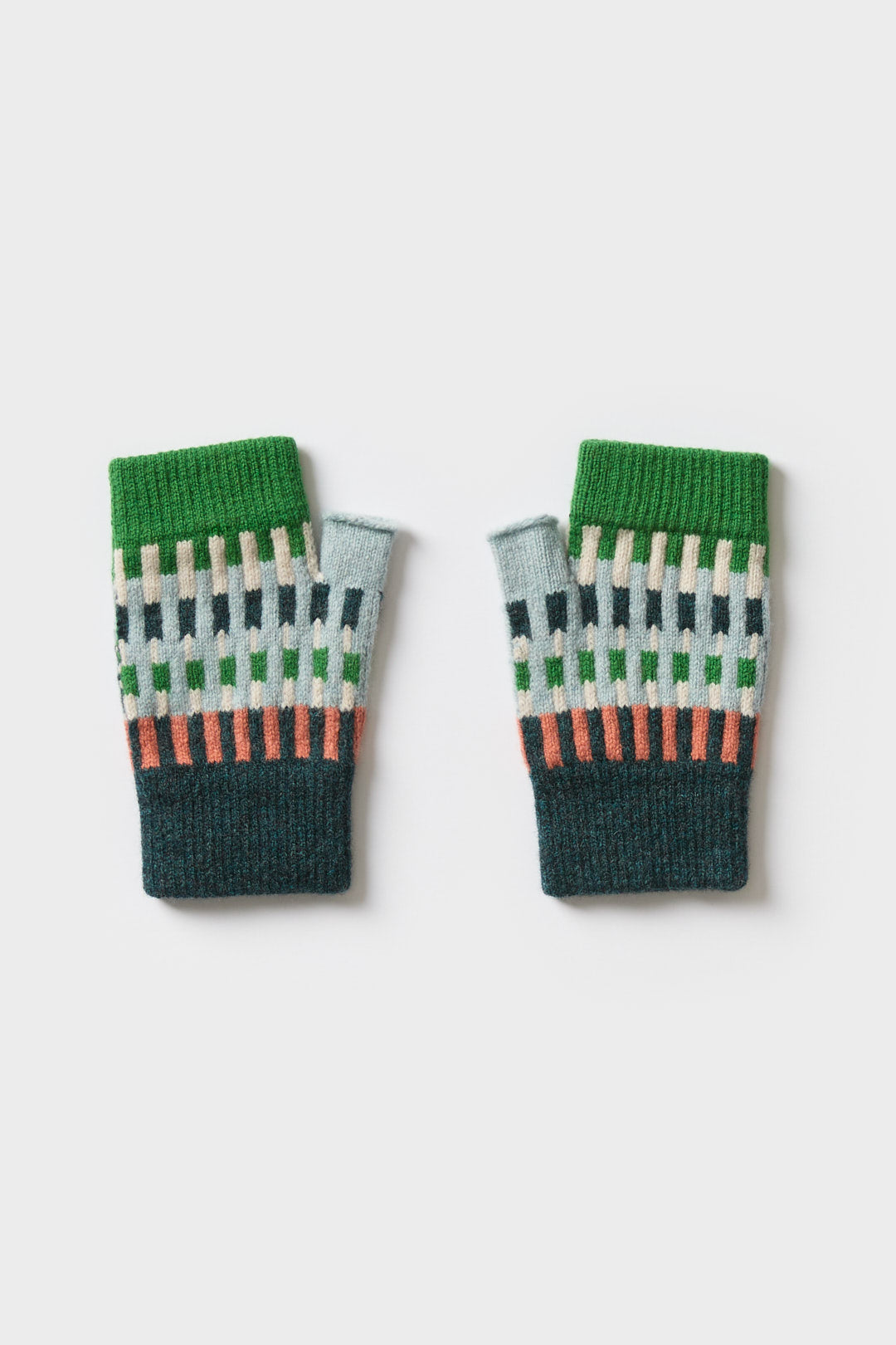 Fingerless Mitten "Harbour" - Ink & Rosehip