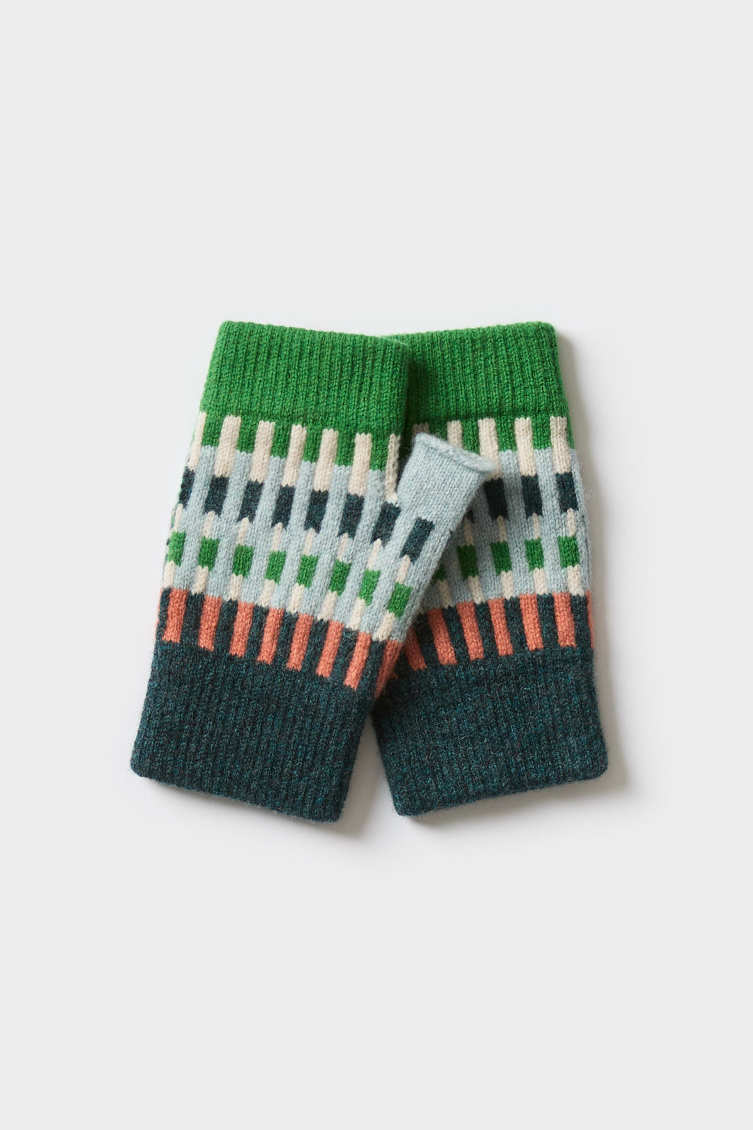 Fingerless Mitten "Harbour" - Ink & Rosehip